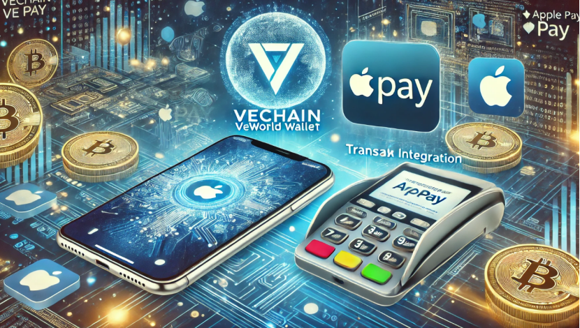 VeChain VeWorld 钱包新增 Apple Pay 支持，通过 Transak 集成实现缩略图